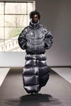 CHENPENG tree hole down jacket CP23AWJ061 pressed silver gray